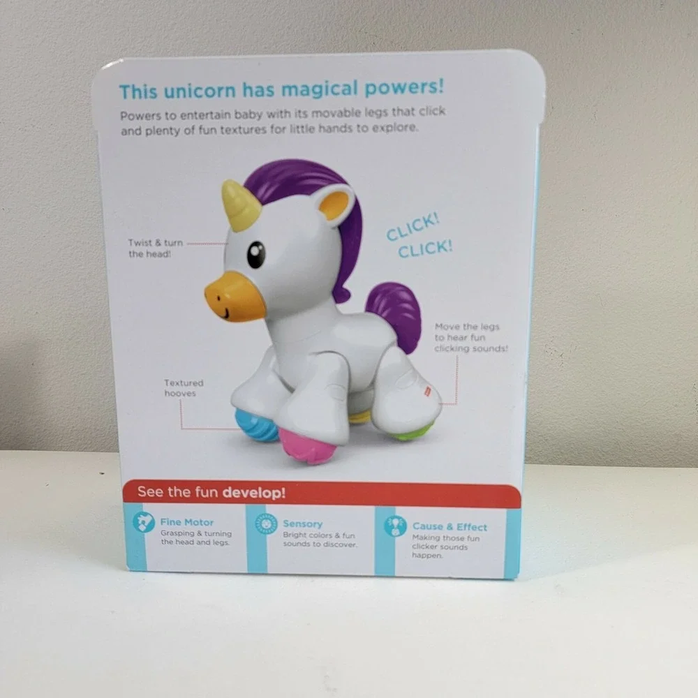 Fisher-Price Unicorn Clicker‎ Pal Toy - Develop - Ages 6 to 36 Months